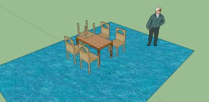 Sketchup Table Chairs